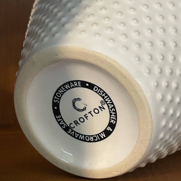 Crofton White Textured Rice Bowl - Picture 5 of 5